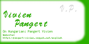 vivien pangert business card